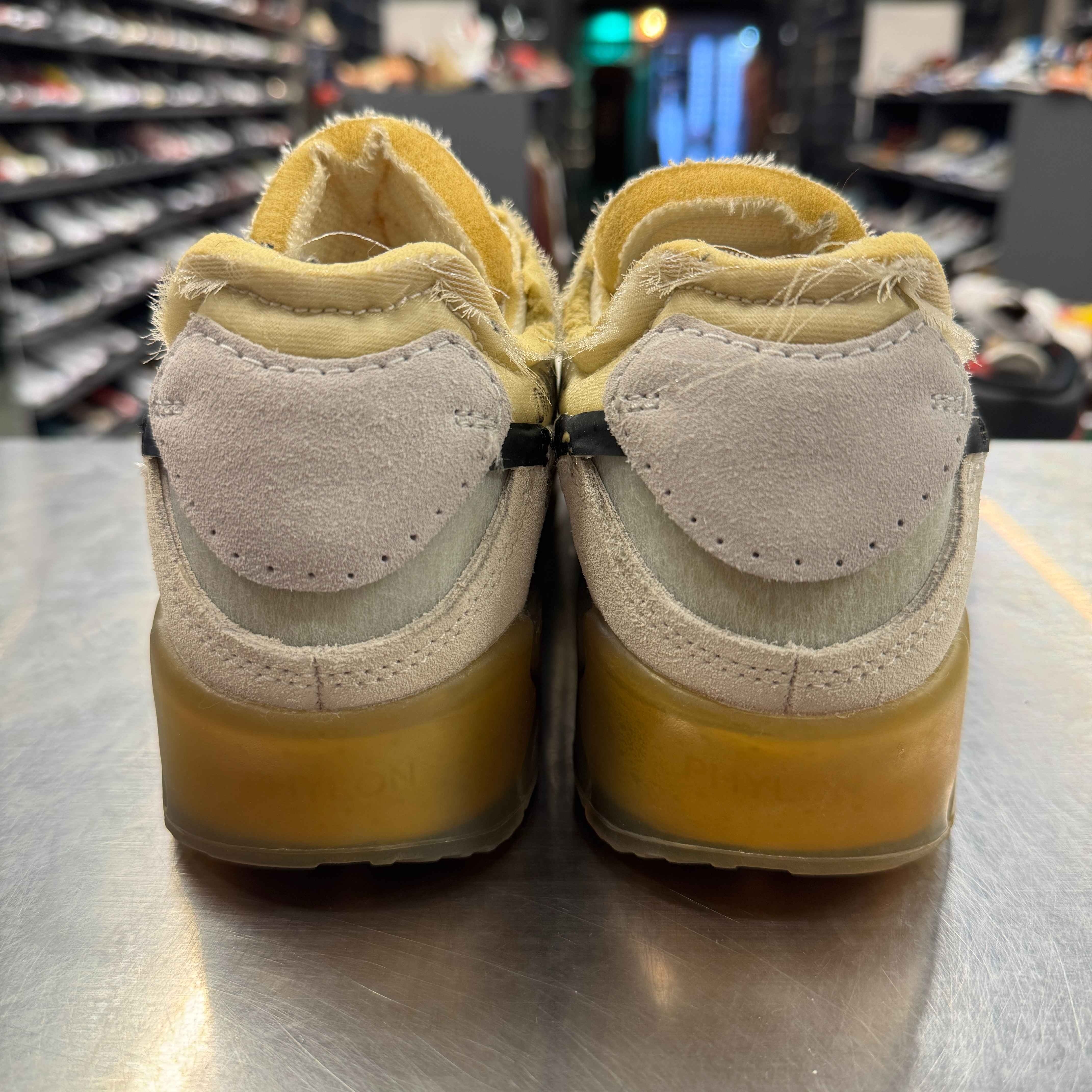 【US8】 NIKE THE:10 AIR MAX 90 OFF-WHITE AA7293-100 【USED】