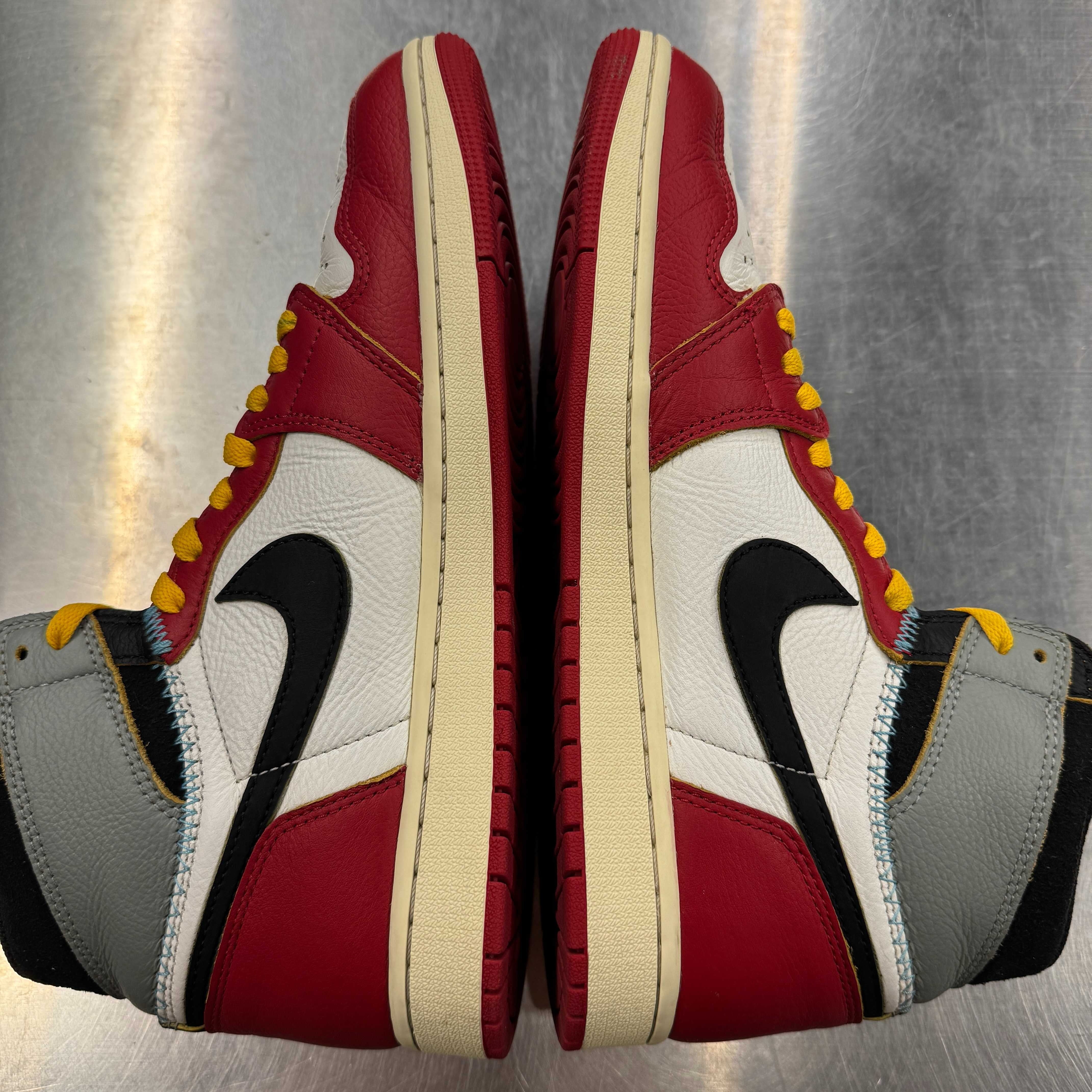 【US10】 AIR JORDAN 1 RETRO HIGH OG UNION HV8563-600 【USED】