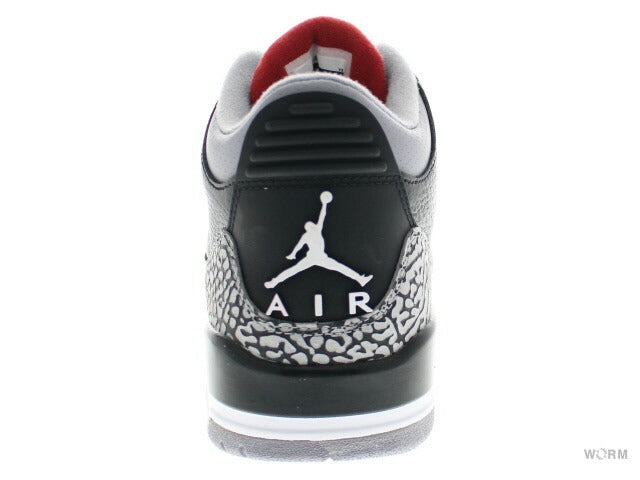 【US12】 AIR JORDAN 3 RETRO Black Cement 136064-010 【DS】