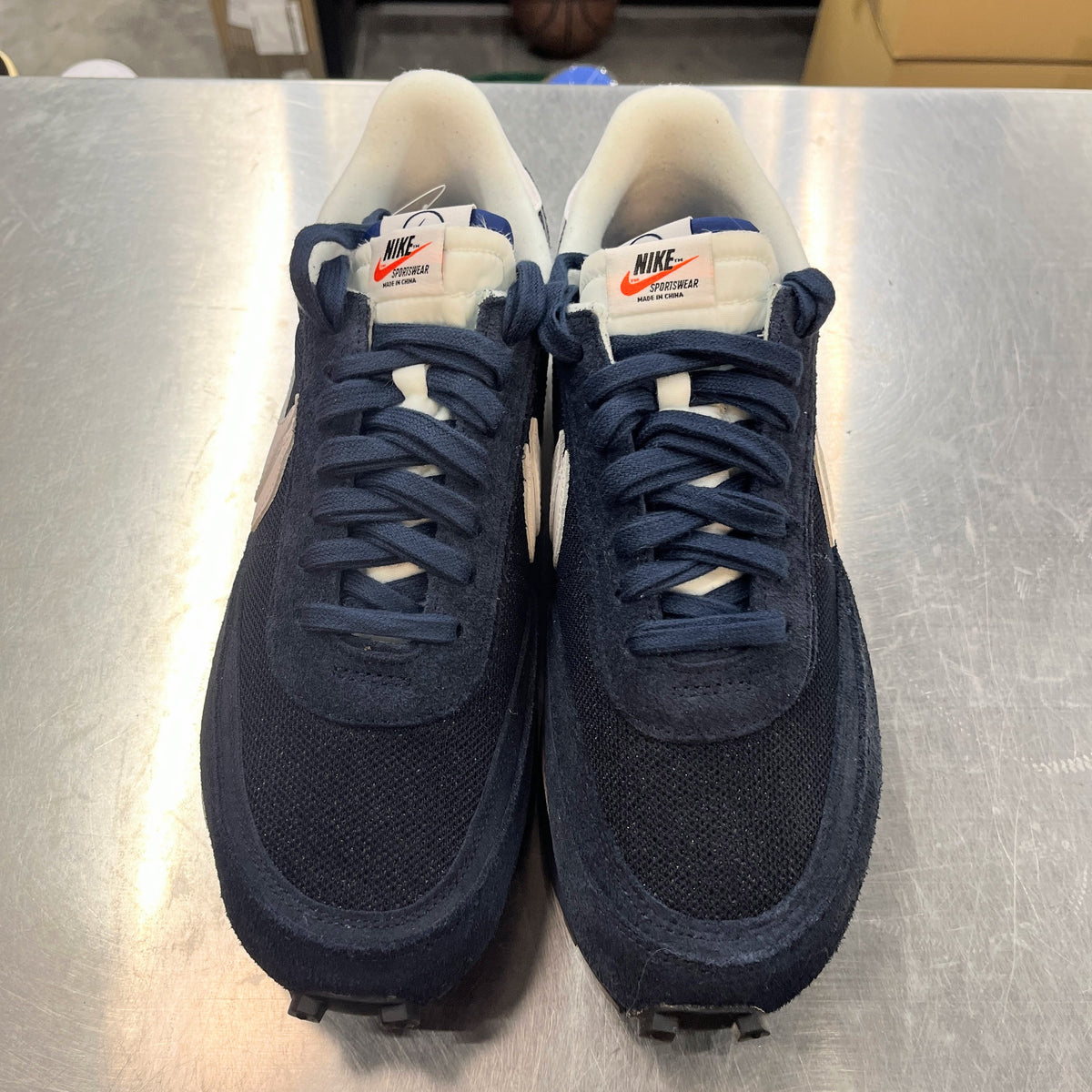 【US12】 NIKE LDWAFFLE / SF SACAI/FRAGMENT DH2684-400 【USED】