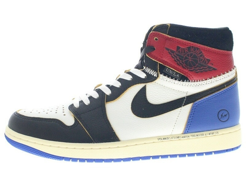 【US10.5】 AIR JORDAN 1 RTR HI OG SP fragment design  UNION IO7847-002 【DS】