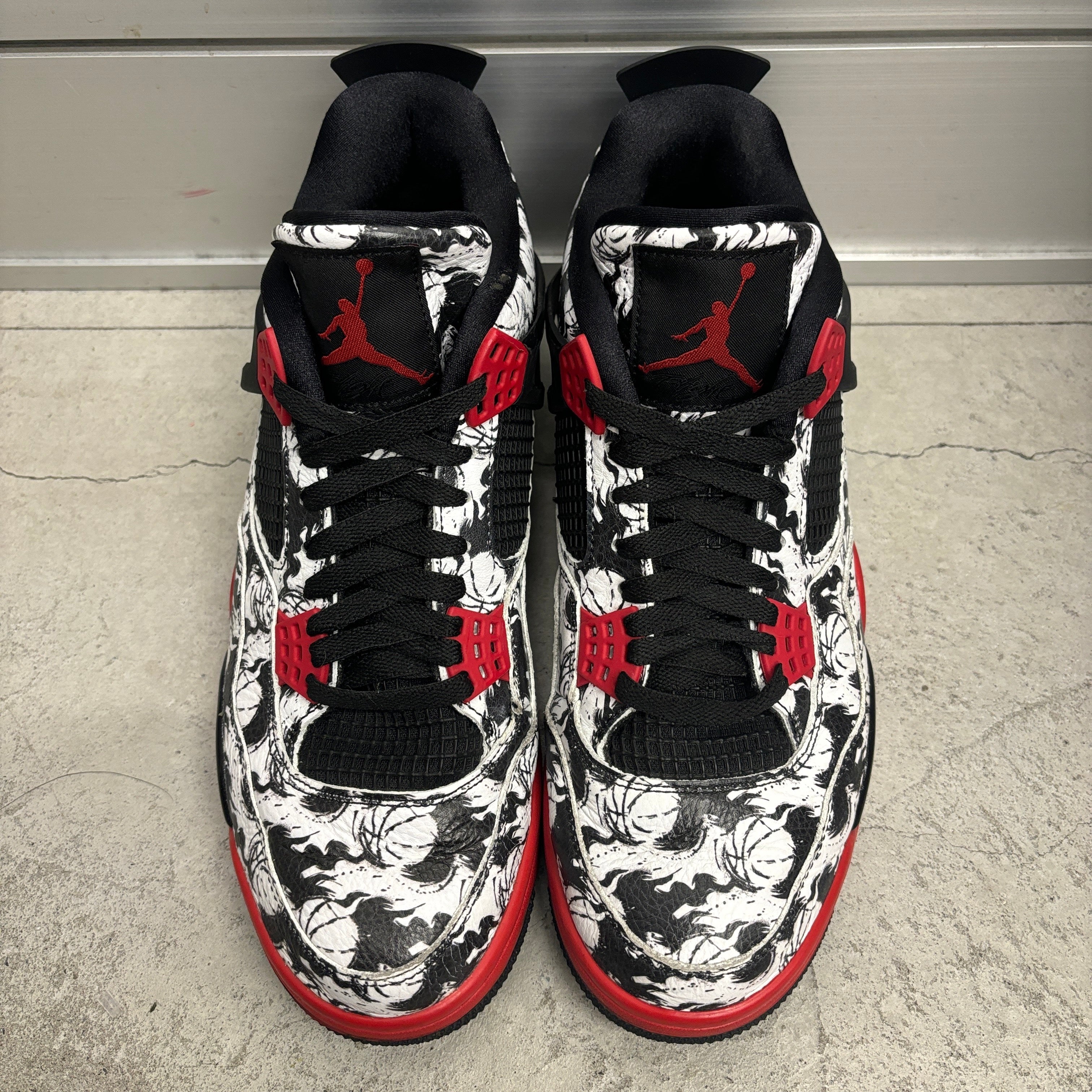 【US10.5】AIR JORDAN 4 RETRO SNGLDY BQ0897-006【USED】