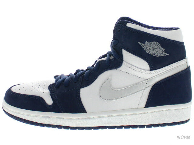 27.5cm AIR JORDAN 1 (2001 ADDITION) 136060-101 white/metallic silver-m