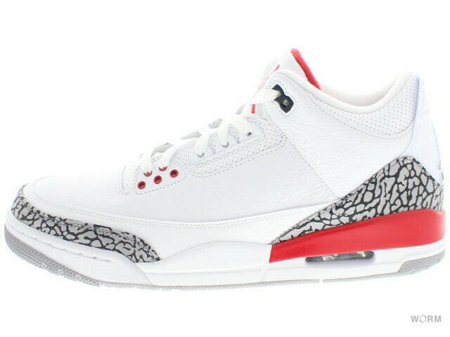AIR JORDAN 3 RETRO "KATRINA" 136064-116 white/fire red-cement gray Air Jordan Retro [DS]