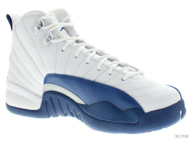 AIR JORDAN 12 RETRO BG 153265-113 white/frnch bl-mtllc slvr-vrst Air Jordan [DS]