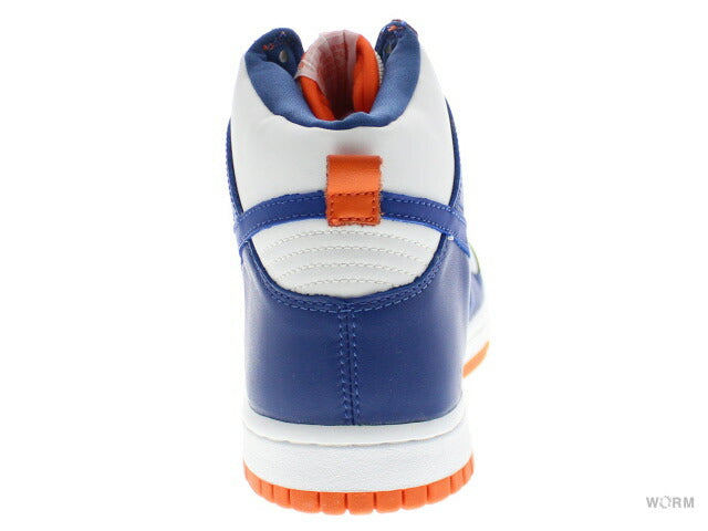 US 8.5] NIKE DUNK HIGH 304717-141 white/blue ribbon-orange blaze Nike