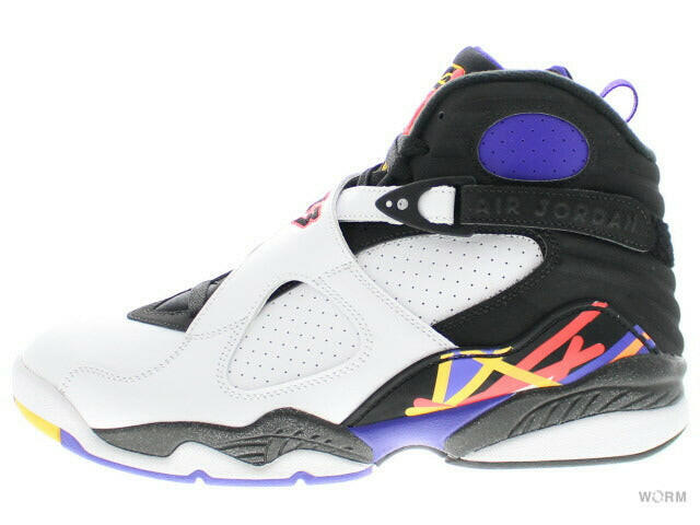 AIR JORDAN 8 RETRO "THREE-PEAT" 305381-142 white/infrrd 23-blk-brght cncr Air Jordan 8 [DS]