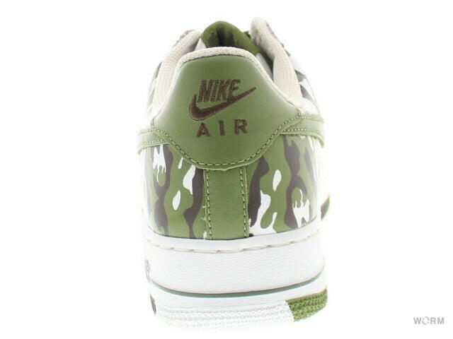 NIKE AIR FORCE 1 306353-131 white/palm green-baroque brown Nike Air Fo