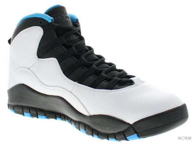 AIR JORDAN RETRO 10 "POWDER BLUE" 310805-106 white/dk powder blue-black Air Jordan [DS]
