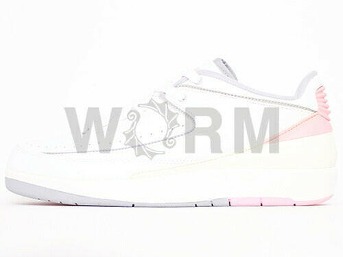 [28cm] WOMEN'S AIR JORDAN 2 RETRO LOW 311648-103 white/light steel grey-rl pink Air Jordan 2 [DS]