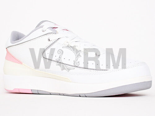 [28cm] WOMEN'S AIR JORDAN 2 RETRO LOW 311648-103 white/light steel grey-rl pink Air Jordan 2 [DS]
