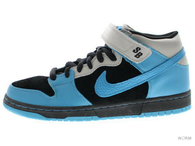 NIKE SB DUNK MID PRO SB 314383-041 black/aqua fuel blue Nike Dunk Mid Pro [DS]