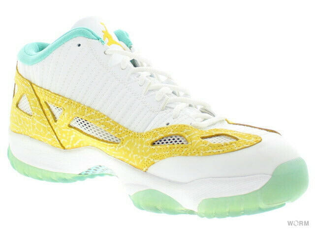AIR JORDAN 11 RETRO LOW LS 316319-171 white/varsity maize-azure Air Jordan Retro Low [DS]