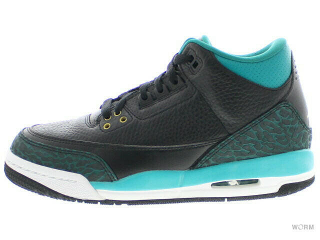 AIR JORDAN 3 RETRO GG 441140-018 black/metallic gold-rio teal Air Jordan Retro [DS]