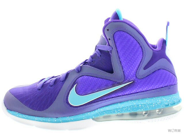 NIKE LEBRON 9 "SUMMIT LAKE HORNETS" 469764-500 pure purple/turquoise blue-white Nike Lebron [DS]