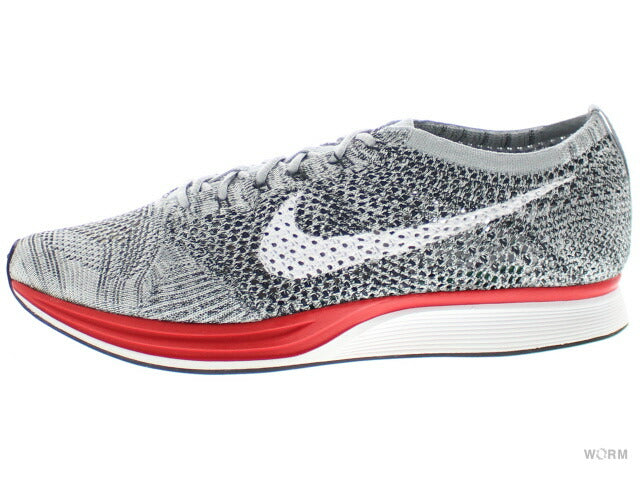 NIKE FLYKNIT RACER 526628-013 wolf grey/white-pure platinum Nike Flyknit Racer [DS]