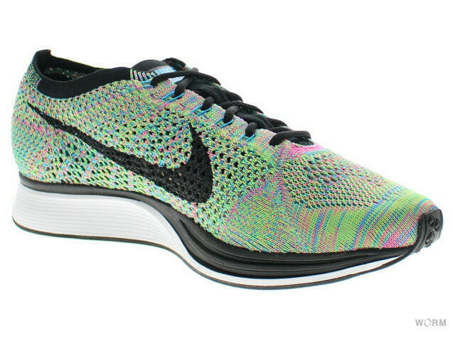 NIKE FLYKNIT RACER 526628-304 green strike/black-blue lagoon Nike fly knit racer [DS]
