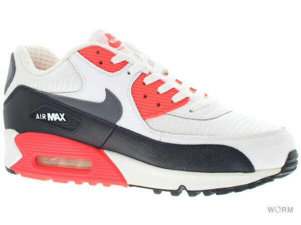 NIKE AIR MAX 90 ESSENTIAL 537384-126 white/drk grey-blk-brght crmsn Nike Air Max [DS]
