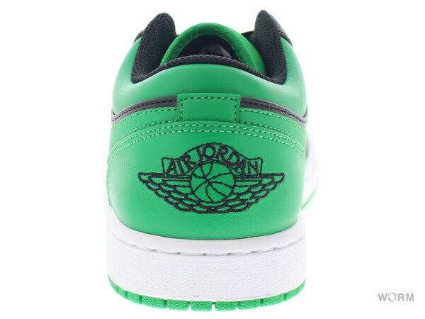 AIR JORDAN 1 LOW 553558-065 black/black-lucky green-white Air Jordan L