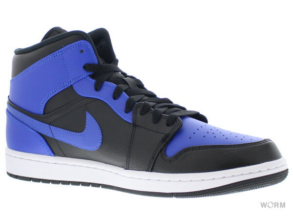 26.5cm AIR JORDAN 1 MID 554724-077 black/hyper royal-white エア