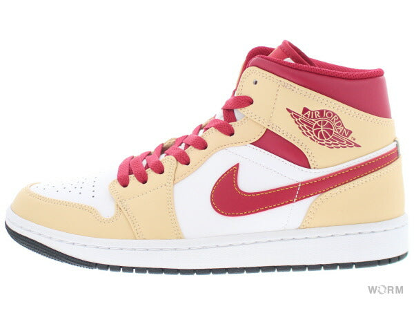 AIR JORDAN 1 MID 554724-201 white onyx/light curry-white エア