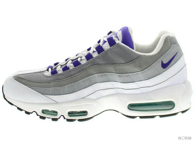 NIKE AIR MAX 95 OG 554970-151 white/crt prpl-emrld grn-wlf g Nike Air Max [DS]