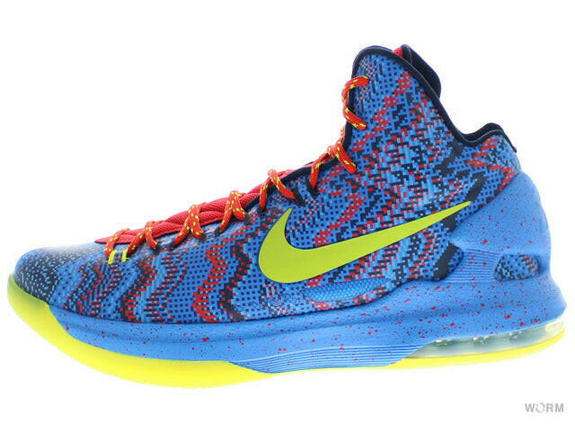 NIKE KD V "CHRISTMAS" 554988-401 hypr bl/atmc grn-pht bl-chllng Nike Kady 6 [DS]