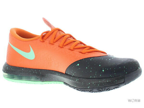 NIKE KD 6 599424-002 black/green glow-urban orange Nike Kevin Durant [DS]