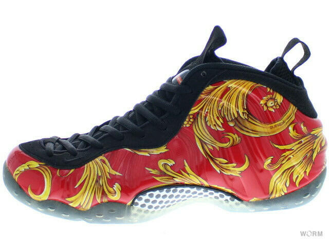 NIKE AIR FOAMPOSITE 1 SUPREME SP 652792-600 sport red/black-metallic gold Nike Air Foamposite Supreme [DS]