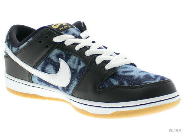 NIKE SB DUNK LOW PREMIUM FT SB QS "FAST TIMES" 745954-014 black/white-midnight navy Nike Dunk [DS]