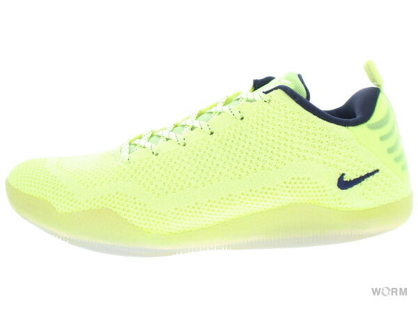 NIKE KOBE 11 ELITE LOW 4KB 824463-334 liquid lime/dark obsidian-liquid