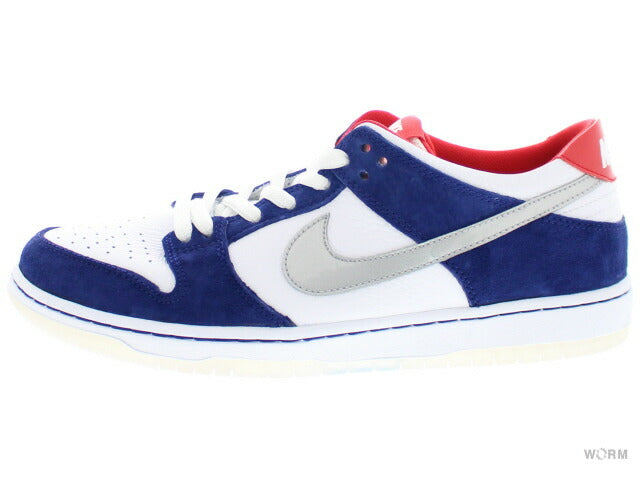 NIKE SB DUNK LOW PRO IW QS 839685-416 dp ryl bl/mtllc slvr-unvrsty r N