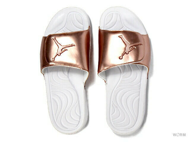 JORDAN HYDRO 5 PINNACLE 854555-105 white/mtlc red bronze Jordan Hydro Pinnacle Sandals [DS]