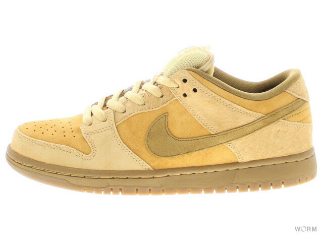 NIKE SB DUNK LOW TRD QS "WHEAT" 883232-700 dune/twig-wheat-gum med brown Nike Dunk Low [DS]