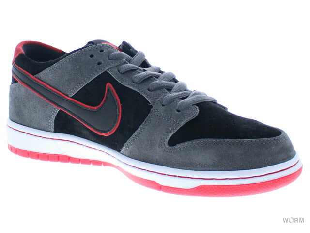 NIKE SB ZOOM DUNK LOW PRO IW 895969-006 dark grey/black-university red