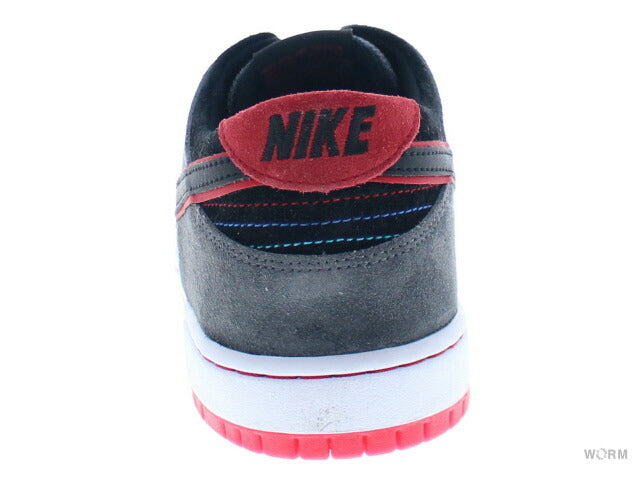 NIKE SB ZOOM DUNK LOW PRO IW 895969-006 dark grey/black-university red