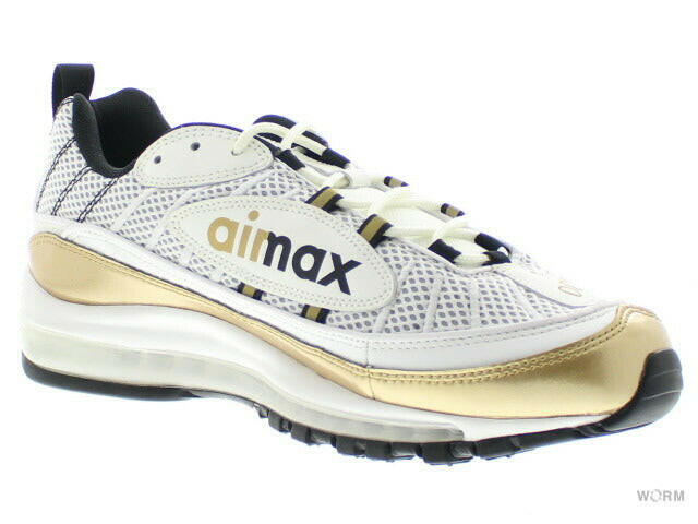NIKE AIR MAX 98 UK aj6302-100 summit white/metallic gold Nike Air Max [DS]