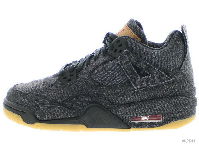 AIR JORDAN 4 RTR LEVIS NRG BG aq9103-001 black/black-black Air Jordan Levi's [DS]