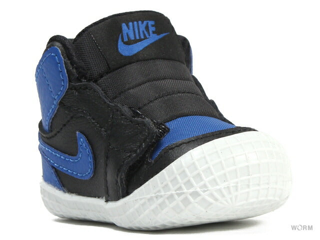 JORDAN 1 CRIB BOOTIE at3745-007 black/varsity royal-white Jordan crib