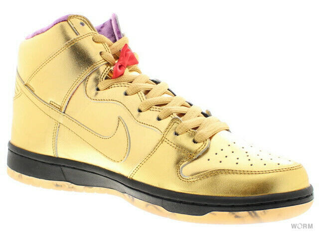 NIKE SB DUNK HIGH QS av4168-776 metallic gold/metallic gold Nike Dunk High [DS]