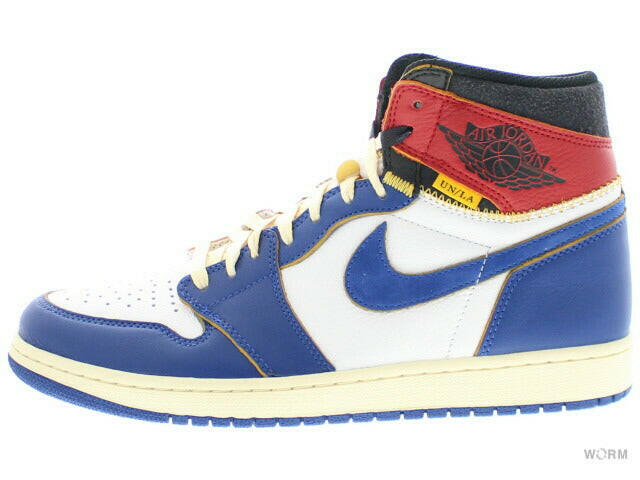 AIR JORDAN 1 RETRO HI NRG / UN bv1300-146 white/stormblue-varsity red Air Jordan Retro High Union UNION LA [DS]