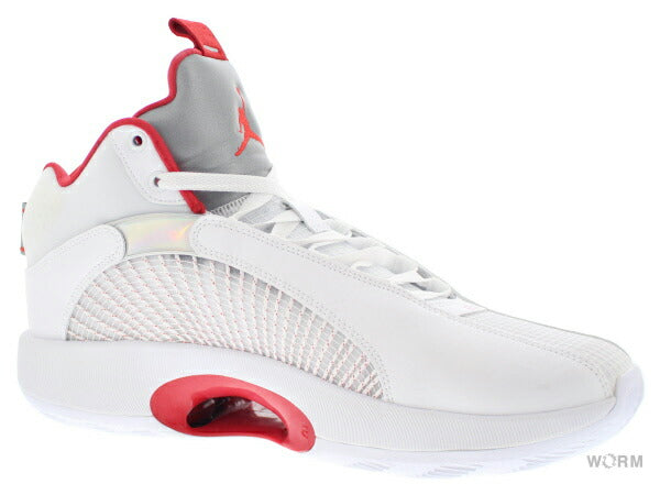 AIR JORDAN XXXV PF cq4228-100 white/fire red-metallic silver エア