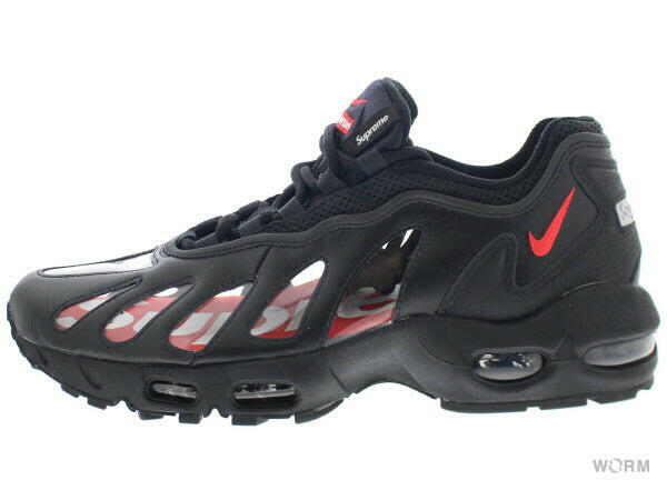 NIKE AIR MAX 96 / S "SUPREME" cv7652-002 black/speed red-clear Nike Air Max Supreme [DS]