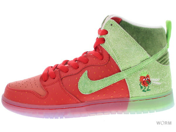 NIKE SB DUNK HIGH PRO QS "STRAWBERRY COUGH" cw7093-600 university red/spinach green Nike Dunk High Pro Strawberry Cough [DS]