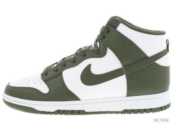 NIKE DUNK HI RETRO "CHAMPIONSHIP KHAKI" dd1399-107 white/cargo khaki Nike Dunk High Retro Championship Khaki [DS]