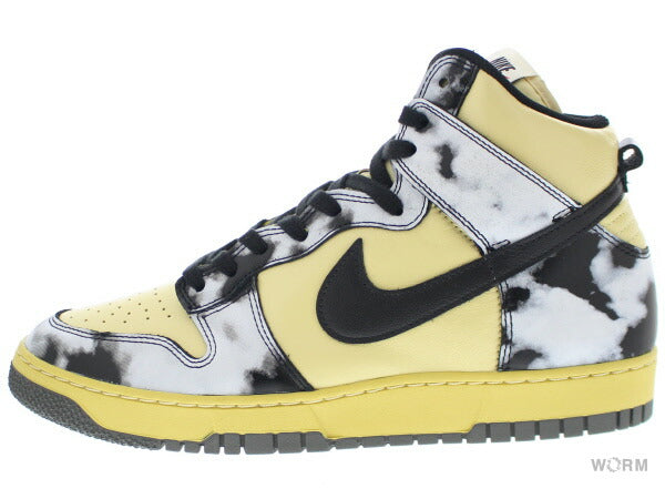 NIKE DUNK HI 1985 SP "BLACK ACID WASH" ​​dd9404-700 lemon drop/black-saturn gold Nike Dunk High Black Acid Wash [DS]