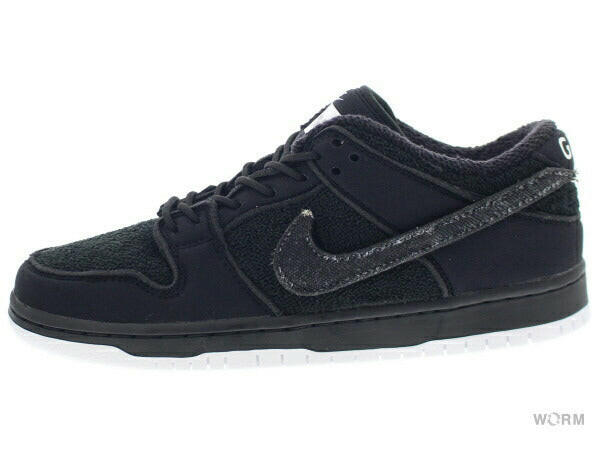 NIKE SB DUNK LOW PRO QS "GNARHUNTERS" dh7756-010 black/black-white Nike Dunk Low Pro GNARHUNTERS [DS]