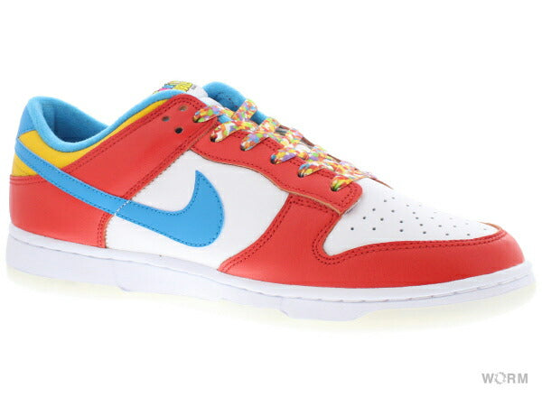 NIKE DUNK LOW QS "LEBRON JAMES" dh8009-600 habanero red/laser blue-white Nike DUNK LOW LeBron James [DS]