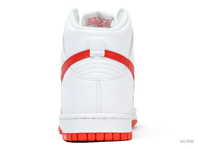 NIKE DUNK HI RETRO dv0828-100 white/picante red-white ナイキ