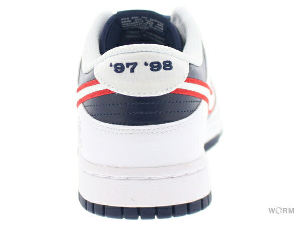 W NIKE DUNK LOW PRM dz2780-100 white/university red-obsidian Women's N